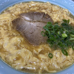 盛華 - 2023/06/07 
玉味噌ラーメン 650円
半チャーハン 280円