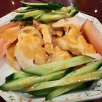 Lee Tan Tan Cafe - ちょい飲みセット1,180円から選べるお料理をミニ棒棒鶏