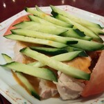 リー タン タン カフェ - ちょい飲みセット1,180円から選べるお料理をミニ棒棒鶏
