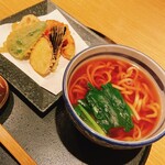 Matsuya - 野菜天ぷらと温かいうどん