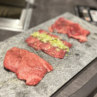 東京焼肉いのうえ 銀座店 - タン3種類
