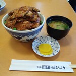 ぱんちょう - 華(ご飯大盛り)となめこ椀