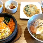 韓美膳 - 石焼ビビンバ＋冷麺