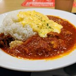 Matsuya - チキチートマトカレー生野菜セット ライス大盛910円