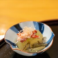 天ぷら 車 - 2023.6 冬瓜・蓴菜・ズワイガニ解し身の冷菜