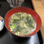 Ichiba Shokudou - 中落定食 1,000円 (お味噌汁)