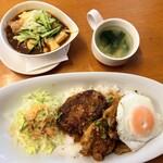 Kicchin Ketoru - キッチン けとる　「ガーリック丼」並盛1100円＋「ミニけとる豆腐」400円