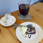 珈琲と定食 MoRiSaN - 20230607ガトーショコラ