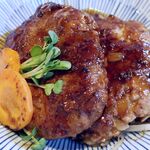 珈琲と定食 MoRiSaN - 20230607ハンバーグＷ・アップ１