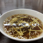 忠豊 - 錦糸卵とワカメのスープ