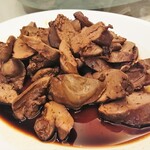富嘉閣 - 華味鳥 白レバ―の醤油煮込み