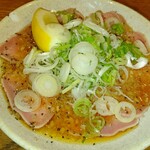  ネギ塩牛タン炙り焼き