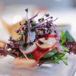 レストラン プランデルブ北鎌倉 - ２０２３年６月再訪：オマール海老と帆立・イベリコ豚・菜の花 　富山県ホタルイカ・とうもろこし・生ハムと苺☆