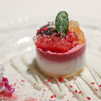 レストラン プランデルブ北鎌倉 - ２０２３年６月再訪：ココナッツとミックスベリー・グラスココナッツ☆