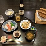 Kaifuutei - ばい貝食べ尽くしとお造り盛り＆ノンアルコールビール
