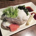 みやと水産 - 岩かき酢、580円也。