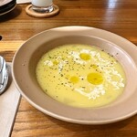 農家ピザくまのグラッチェ - 季節のスープ