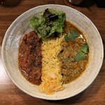 SPICY CURRY 魯珈 - 選べる2種カレー　1,150円