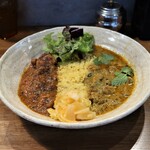 SPICY CURRY 魯珈 - 選べる2種カレー　1,150円
