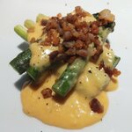 薪火食堂 Bon-Saka - グリーンアスパラベーコンオランデーズ