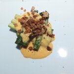 薪火食堂 Bon-Saka - グリーンアスパラベーコンオランデーズ