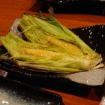 Ukkari Izakaya Hama - 餡かけのとうもろこし