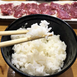 Nagi No Ramuya - お米は丼ものに合いそうなややかため。好みでした