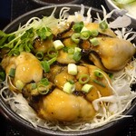 海老牡蠣酒場だるま - ランチ 牡蠣のひつまぶし御膳：牡蠣の照り焼き丼