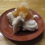 Hinoki - おまかせ肴➃ ふぐポン酢