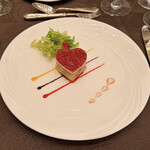 帝国ホテル 東京 - ハートで描く蟹とオマール海老のゼリー寄せ