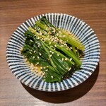 炊き餃子 川添 - ほうれん草のおひたし