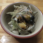 Hinoki - おまかせ肴➄ さざえつぼ焼き