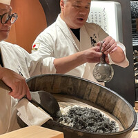 麻布 黒しゃり - 