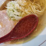 麺堂 稲葉 - 塩のスープはキラキラ