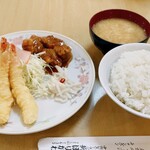 新ほりかわ - Aランチ（スブタ、エビ天）