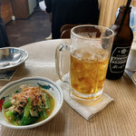 待夢 - ホッピーセット ¥350、そと ¥200、なか ¥150