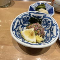 新宿割烹 中嶋 - 鰯刺身(ハーフ)