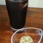 キッチン ブルー グローブ - アイスコーヒーのアップ