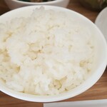 キッチン ブルー グローブ - ご飯大盛りのアップ