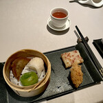 中国飯店 富麗華 - 点心コースの点心５種盛り合わせ