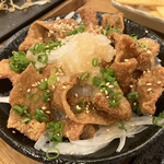 Yakitorimarukin - 鶏皮ポン酢