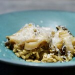 8knot - 鮑と肝のご飯とペコリーノチーズ