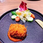 kitchen俊貴 - 蟹クリームコロッケ　チーズ　トリュフ