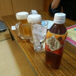 Nakaya - 生ビール中、ウーロン茶