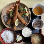 Ribasaido Daisen - 大海老フライ定食