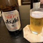 魚と旬の料理 まる - 瓶ビール