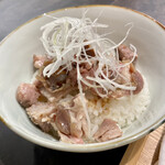 中華そば ぺる鶏 - 肉めし。