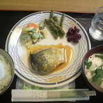 ごはん畑 - さば味噌煮定食