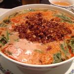 桃花林 - 坦々麺、辛めの設定にしてもらいました