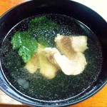 おおはま亭 - いさきのお吸物　本当にお腹一杯、頂きました